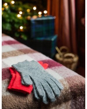 Nobody's Child Marl Knitted Wool-Rich Gloves - Grey