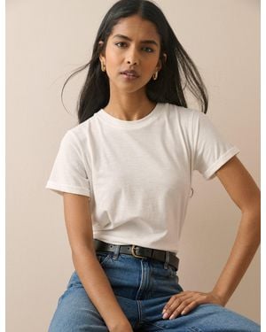 Nobody's Child Shrunken Fit T-Shirt - Natural