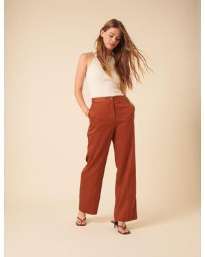 Nobody's Child Burnt Tailored Trousers - Orange