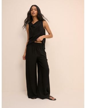 Nobody's Child Relaxed Wide Leg Trouser - Natural