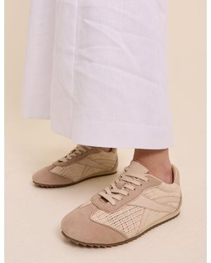 Nobody's Child And Cream Suede Trainers - Natural