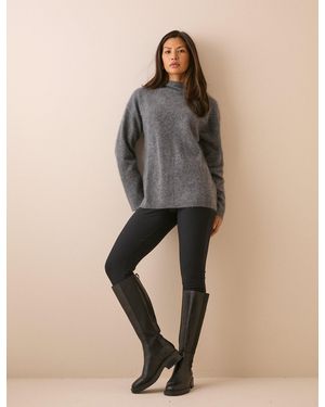 Nobody's Child Ribbed High-Waisted Leggings - Natural