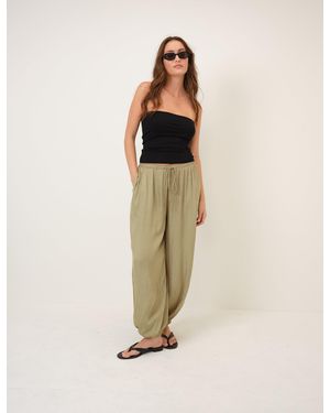 Nobody's Child Vida Balloon Leg Trousers - Natural