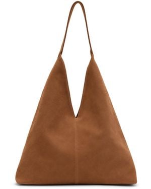 Nobody's Child Suede Slouch Bag - Brown