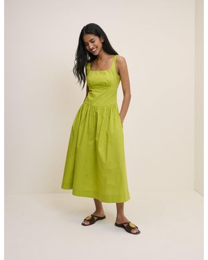Nobody's Child Panelled Soraya Midi Dress - Green