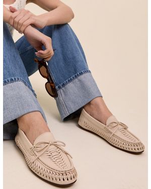 Nobody's Child Leather Loafers - Natural