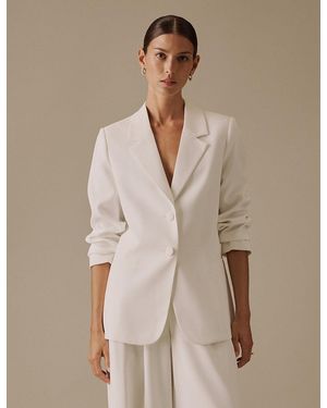 Nobody's Child Tailored Virgo Bridal Blazer - Natural