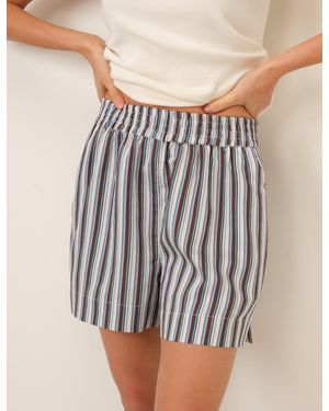 Nobody's Child And Striped Shorts - Black