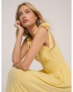 Nobody's Child Butter Jersey Addison Midi Dress - Yellow