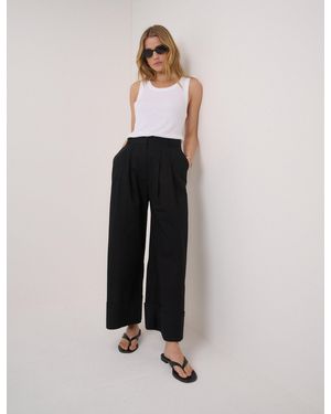 Nobody's Child High Waisted Trousers - Black