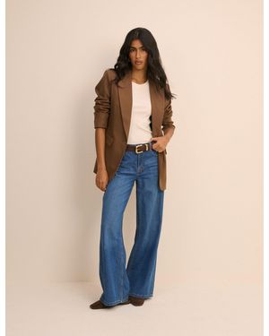 Nobody's Child Single Breasted Alexa Blazer - Blue