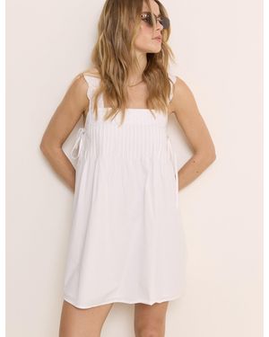 Nobody's Child Square Neck Valerie Mini Dress - Natural