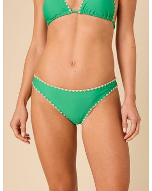 Nobody's Child Whipstitch Bikini Bottoms - Green