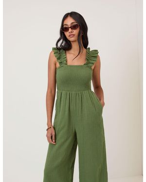 Nobody's Child Maya Jumpsuit - Green
