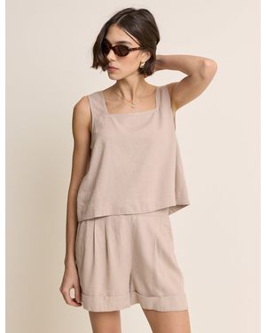 Nobody's Child Torrent Turn Up Shorts - Natural
