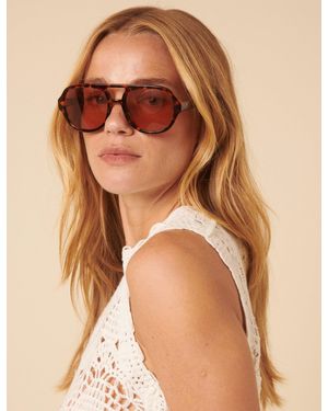 Nobody's Child Tortoiseshell Aviator Sunglasses - Brown