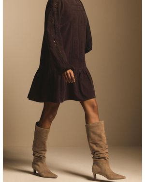 Nobody's Child Tan Slouch Knee High Boots - Brown