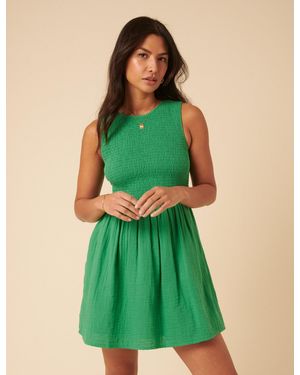 Nobody's Child Sleeveless Charlie Mini Dress - Green