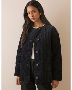 Nobody's Child Quilted Cord Jacket - Black