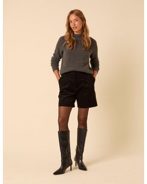 Nobody's Child Cord Tailored Shorts - Natural