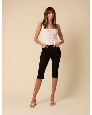 Nobody's Child Denim Capri Jeans - Natural