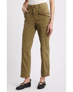 Wit & Wisdom Skyrise Tapered Utility Pants - Natural