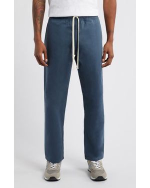 Standard Issue Pd Cotton Blend Drawstring Slacker Pants - Blue