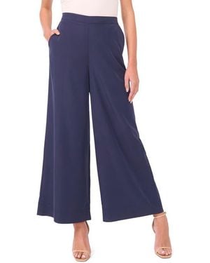 Vince Camuto Wide-leg Pull-on Pants - Blue