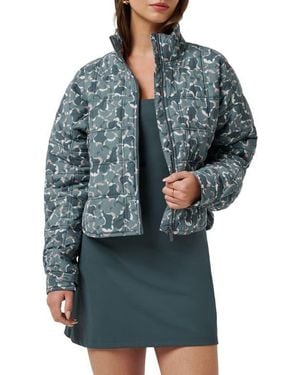 Travis Mathew City Edge Quilted Jacket - Blue