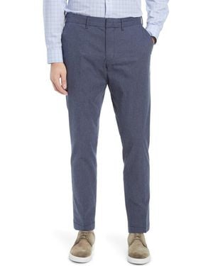 Nordstrom Slim Fit Coolmax Flat Front Performance Chinos - Blue