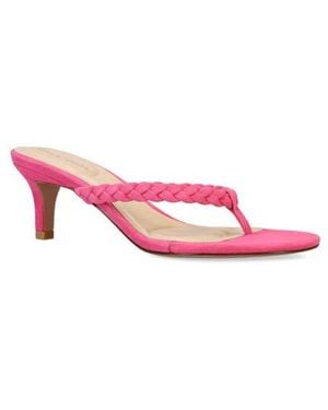 Pelle Moda Earlen Kitten Heel Flip Flop - Pink