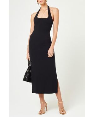 LSPACE London Halter Midi Dress - Black