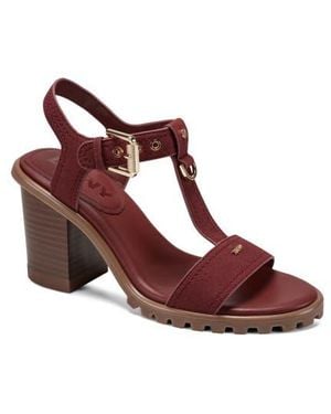 DKNY Marg Ankle Strap Sandal - Brown