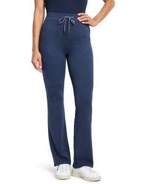 NZ ACTIVE by NIC+ZOE Brushed Wide Leg Pants - Blue