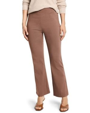 NIC+ZOE Berkeley Wonderstretch Ankle Bootcut Pants - Natural