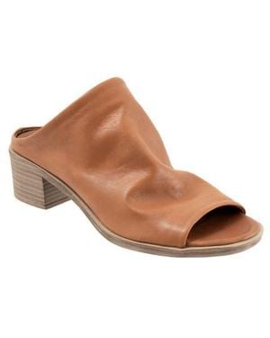 BUENO Ocean Block Heel Sandal - Brown