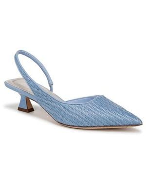 Sarto Devin Kitten Heel Slingback Pump - Blue
