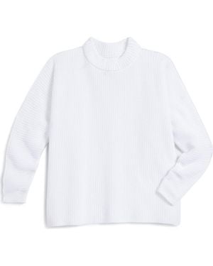 Frank & Eileen Montecito Cotton Sweater - White