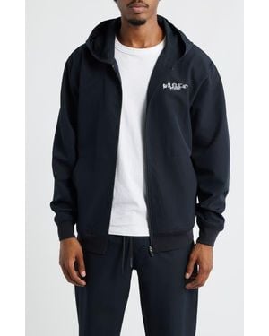 Saint Studio Tempo Tech Water Resistant Hooded Jacket - Blue