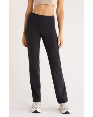 Zella Cozy Tech High Waist Straight Leg Pants - Blue
