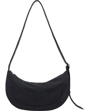orYANY Braid Faux Leather Crossbody Bag - Black