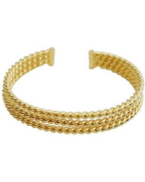 Panacea Rope Cuff Bracelet - Metallic