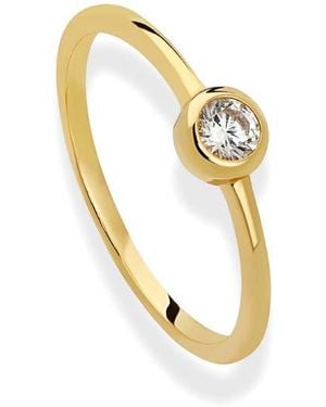 MOD AND JO Dorian Bezel Stacking Ring - Metallic
