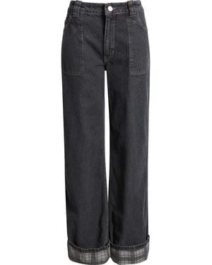 Damson Madder Sylvie Straight Leg Jeans - Gray