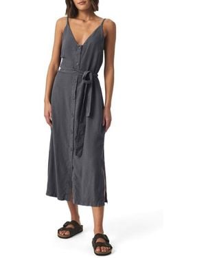 Splendid Amanda Sleeveless A-Line Dress - Black