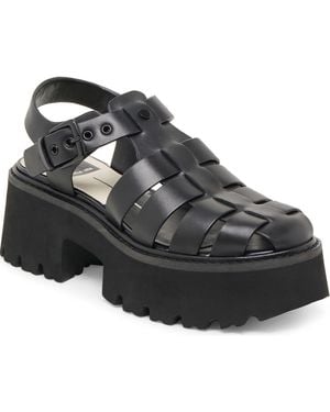 Dolce Vita Lasly Platform Fisherman Sandal - Black