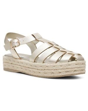 Steve Madden Marlin Espadrille Fisherman Sandal - White