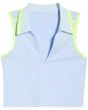 Free People Fp Movement Forehand Polo - Blue