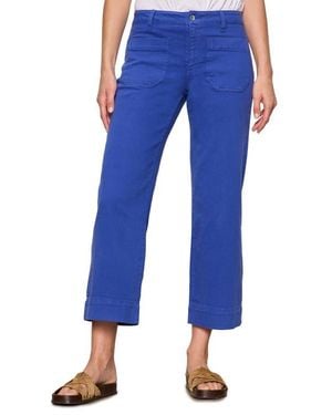 Sanctuary The Marine Crop Denim Pants - Blue
