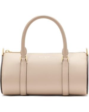 Kate Spade Spade Icon Fine Grain Leather Barrel Bag - Pink